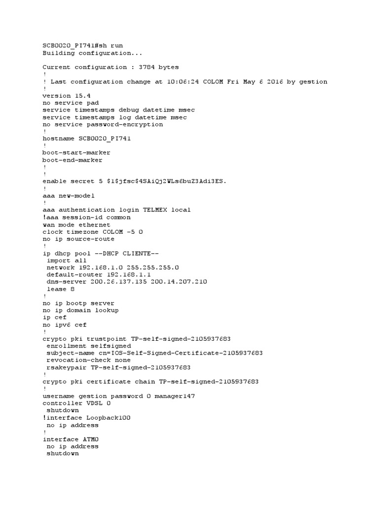 Cisco Router Configuration Guide | PDF | Ip Address | Computer Network