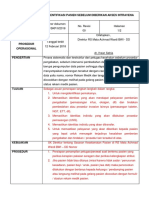 Spo Identifikasi Sebelum Pemberian Intravena