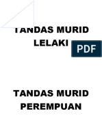 Label Tandas