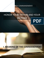 Honor Your Father and Your Mother