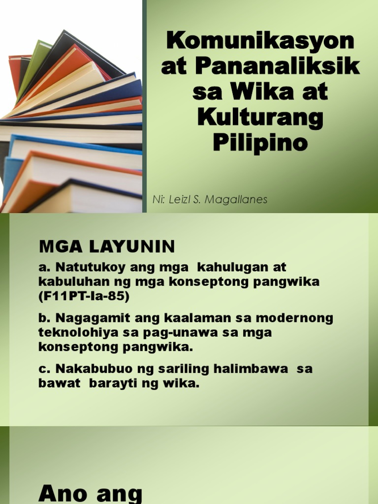 Barayti Ng Wika Pdf