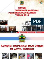 Paparan RaPat Koordinasi Kondisi Koperasi Di Jateng