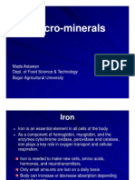 Micro-minerals: Iron and Iodine Essentials