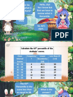 Hi, Bloom! Do You Know What Is Percentile Rank? Hello, Lily! Yes I Know But First We Have To Review What Is Percentile. Okay. So, Let's Start