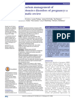 Postpartum Management of Hypertensive Disorders of Pregnancy: A Systematic Review