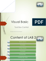 Visual Basic: Tool Box Control