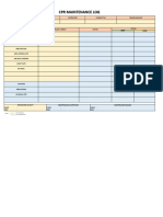 CPR Maintenance Log: For Instructor For Facility Team Note