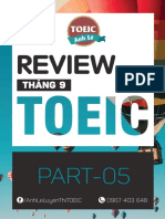 Review Part 5 - Anh Lê Toeic