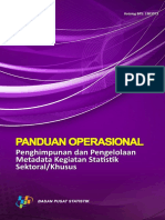 ID Panduan Operasional Penghimpunan Dan Pengelolaan Metadata Kegiatan Statistik Sek PDF