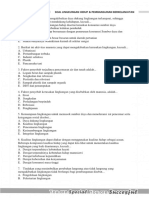 SOAL LINGKUNGAN HIDUP & PEMBANGUNAN BERKELANJUTAN