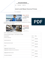 NCR - Embankment and Base Course Prices - PHILCON PRICES