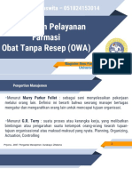 Manajemen Pelayanan OWA
