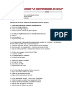 Evaluacion Proceso de Independencia de Chile