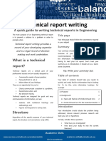 Technical Report Structure