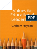 Values for Educational Leadership