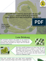 Proposal Pembuatan Mie Basah Dengan Penambahan Tepung Daun Kelor