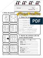 Personal Pronouns 1