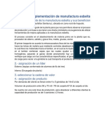 4 Pasos de Implementación de Manufactura Esbelta