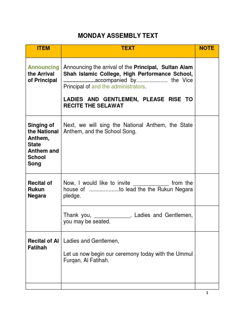 Monday Assembly Text: Announcing | PDF | Medieval Arabic Texts | Quran
