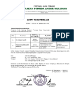 Surat Rekomendasi PKD GP Ansor