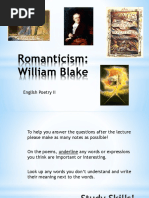 English Poetry II Lesson 2 - William Blake New