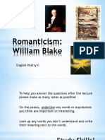 English Poetry II Lesson 2 - William Blake New