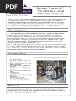 April 2025 RO Plant Maintenance Checklist | PDF | Membrane | Pump