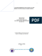 Assessment of Work Immersion and Its Effect On The Delevelopment of Office Skills of Abm Students