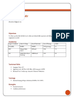 Abrar Abass Mir: Objectives