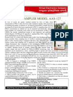 PM 2.5 Sampler Model Aas-127: Advantages: Features