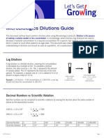 Microbiologics Dilutions Guide