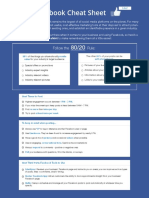 Facebook Cheat Sheet: Follow The Rule