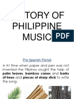 History of Philippine Music Orig