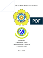 Teks Akademik vs Non-Akademik