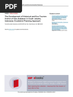 The Development of Historical and Eco-Tourism District of Setu Babakan in South Jakarta, Indonesia: Ecodistrict Planning Approach