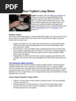 Download Cara Membuat Yoghurt Yang Benar by Bagzha Ir Oneday SN43018115 doc pdf
