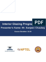 Interior Glazing Program Part-I: Glass Fixing Accessories & Deformities