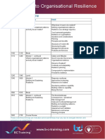 Introduction To Organisational Resilience 3