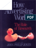 (John Philip Jones) How Advertising Works The Rol