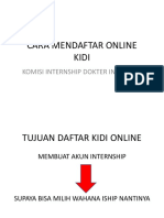 Cara Daftar Kidi Online