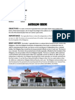 Aguinaldo Shrine Proposal Example