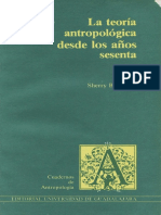 Sherry Ortner - La teoría antropológica de los años sesenta.pdf