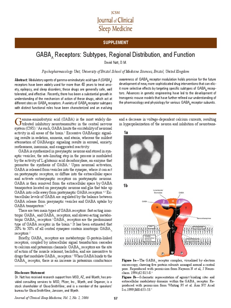 Role Of Gaba A Receptors In Sleep Regulation – OMIPW