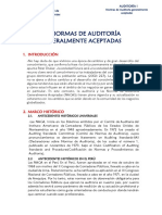 Normas de Auditoría Generalmente Aceptadas