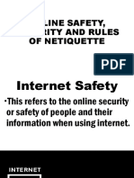 2nd Online Safety, Security and Rules of Netiquette.