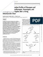 The Urinary Elimination Profiles of Diazepam and Its Metabolites, Nordiazepam, Temazepam, and Oxazepam, in The Equine After A 10-mg Intramuscular Dose