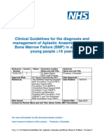 South Yorkshire Region Aplastic Anaemia Clinical Guidelines 2018