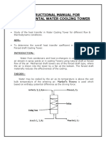 INSTRUCTIONAL MANUAL FOR COOLING TOWER (HEAT TRANSFER).docx