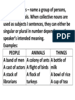 Collective Nouns