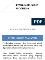 Bahan Pembungkus Kue Indonesia